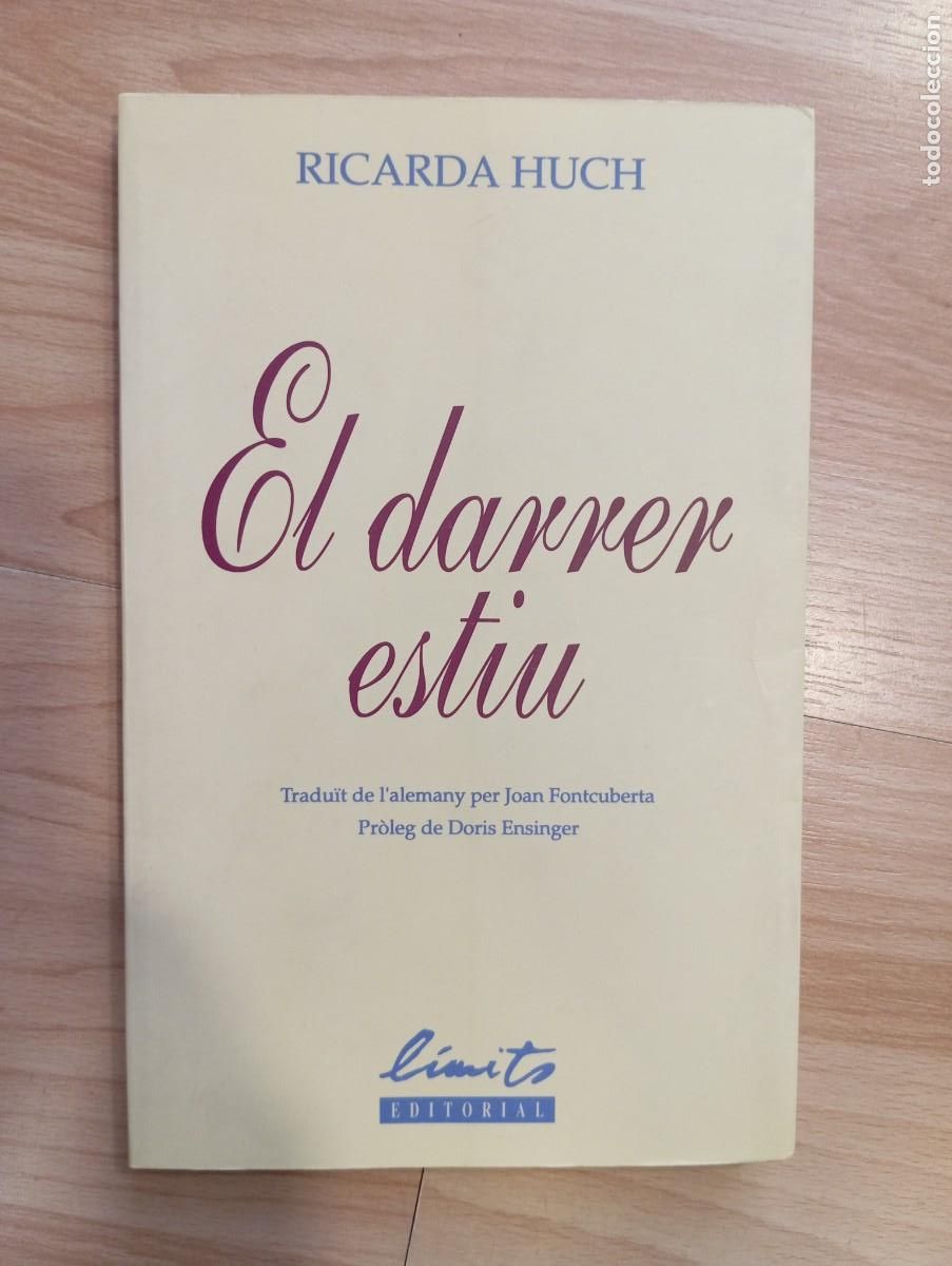 Libros de segunda mano: 'El darrer estiu'. Ricarda Huch
