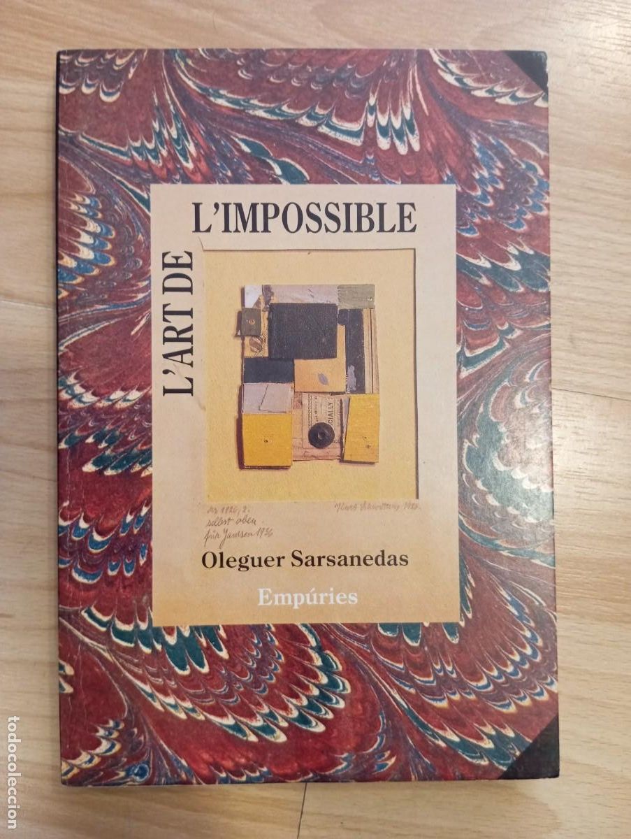 Libros de segunda mano: 'L'art de l'impossible'. Oleguer Sarsanedas.