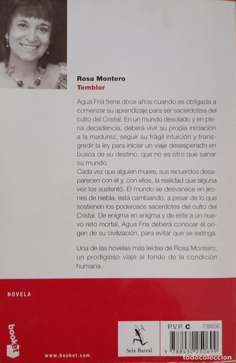 Libros de segunda mano: Temblor. Rosa Montero. - Foto 2