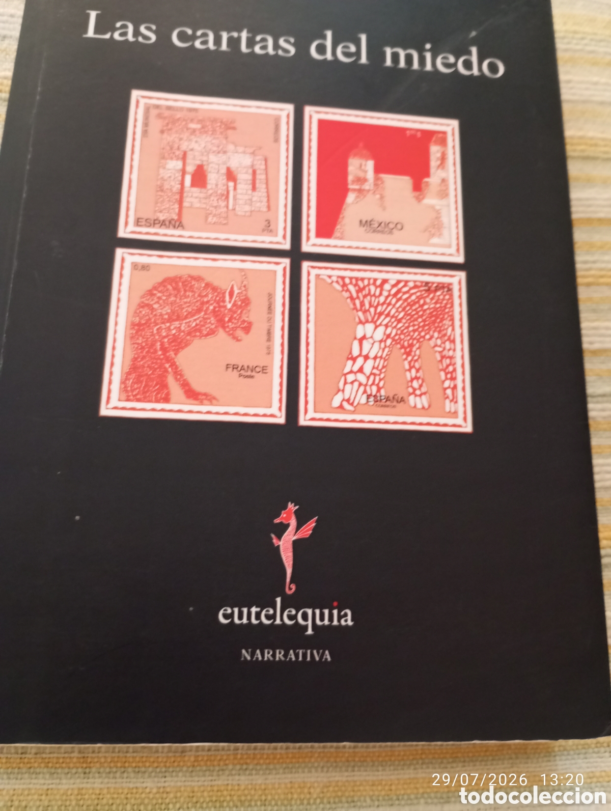 Libros de segunda mano: Carlos Abella . Las cartas del miedo . Ed Eutelequia