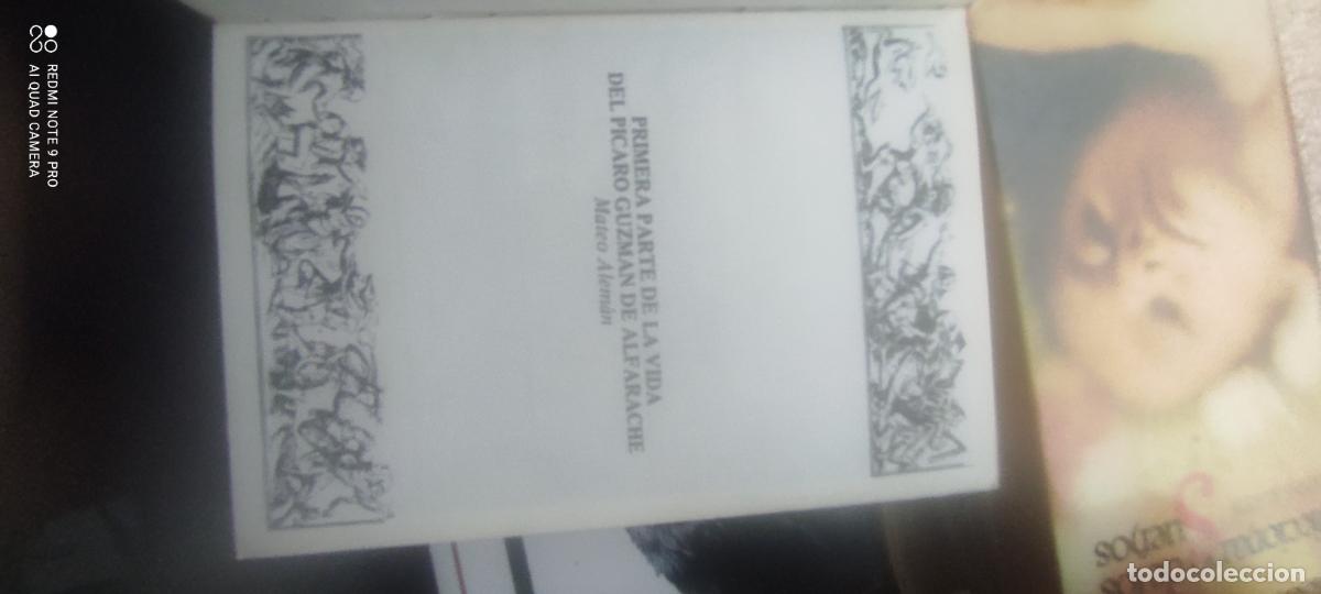 Libros de segunda mano: LA NOVELA PICARESCA ESPA&Ntilde;OLA: Primera parte de la vida de Guzm&aacute;n de Alfarache