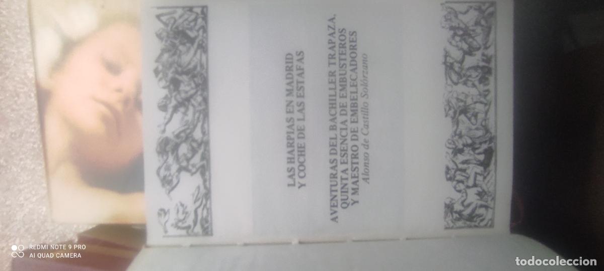 Libros de segunda mano: LA NOVELA PICARESCA ESPA&Ntilde;OLA: Las harp&iacute;as en Madrid y coche de las estafas/ Aventuras del Bachiller