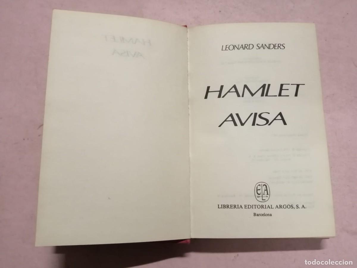 Libros de segunda mano: HAMLET AVISA (LEONARD SANDERS) - Foto 2