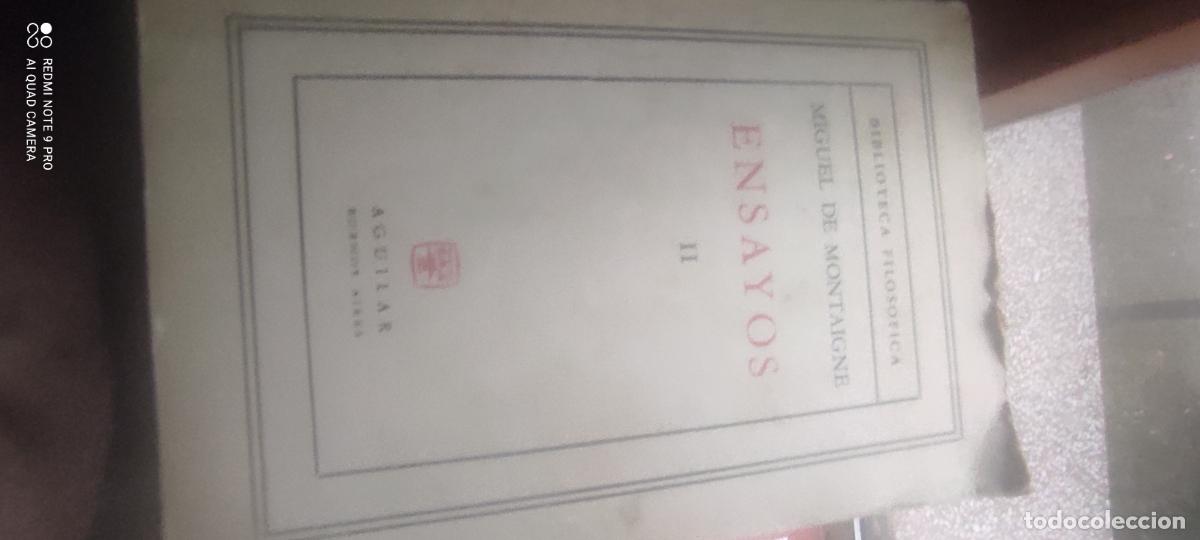 Libros de segunda mano: Ensayos (II) - Montaigne
