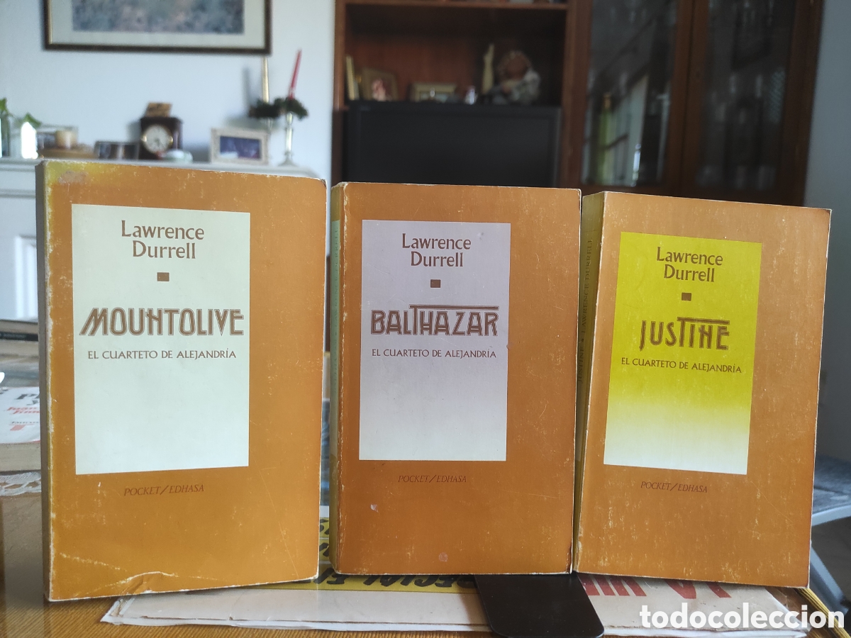 Libros de segunda mano: Lawrence Durrell. Mountolive, Balthazar y Justine. El Cuarteto de Alejandr&iacute;a (PEDIDO MINIMO 10&euro;)