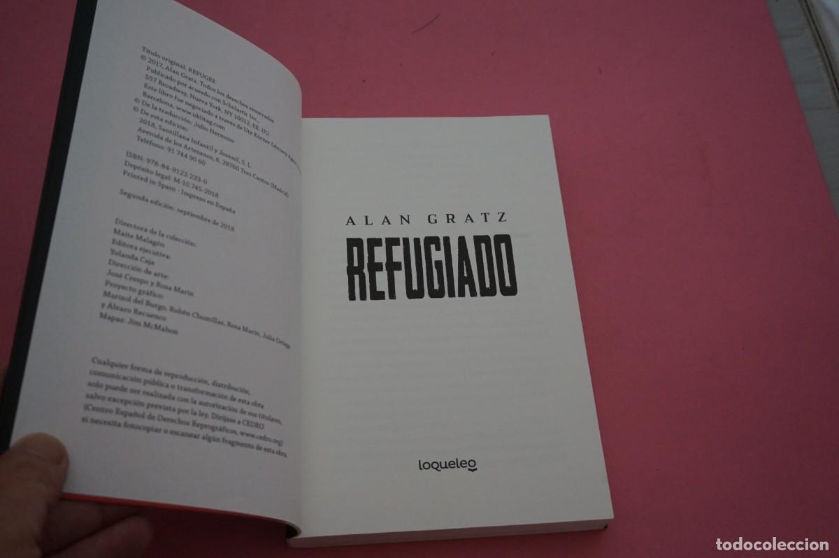Libros de segunda mano: AMF-15H/ REFUGIADO - ALAN GRATZ / LOQUELEO EDITOR - Foto 2