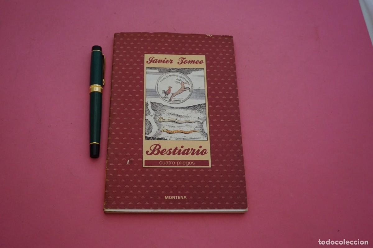 Libros de segunda mano: AMF-15H/ BESTIARIO - JAVIER TOMEO / MONTENA EDITOR