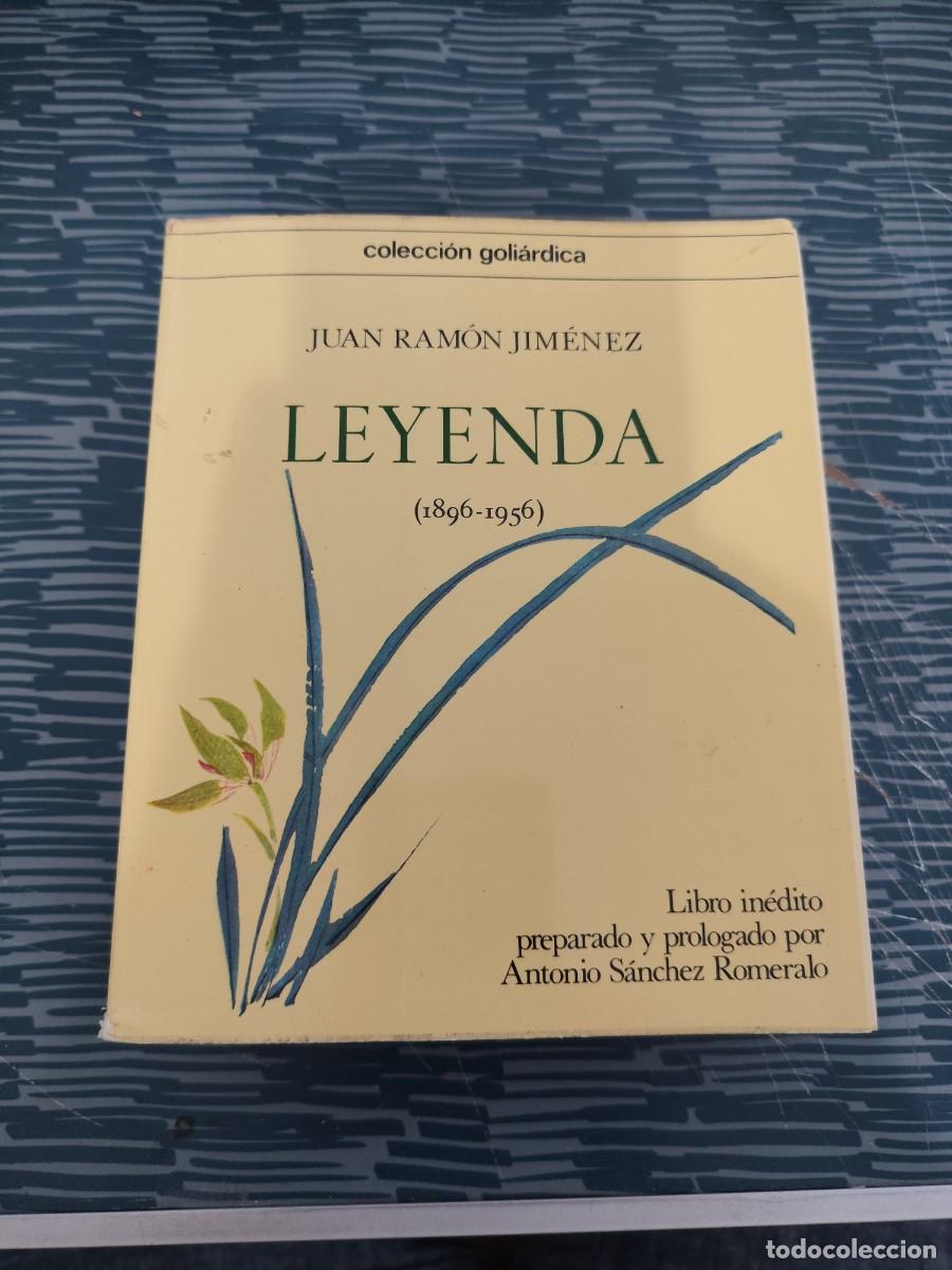 Libros de segunda mano: LEYENDA (1896-1956), JUAN RAMON JIM&Eacute;NEZ,CUPSA EDITORIAL,1978, INTONSO.