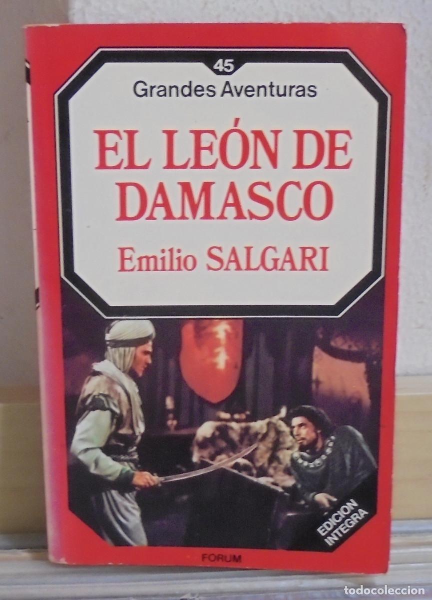 Libros de segunda mano: El le&oacute;n de Damasco. Emilio Salgari - Foto 1