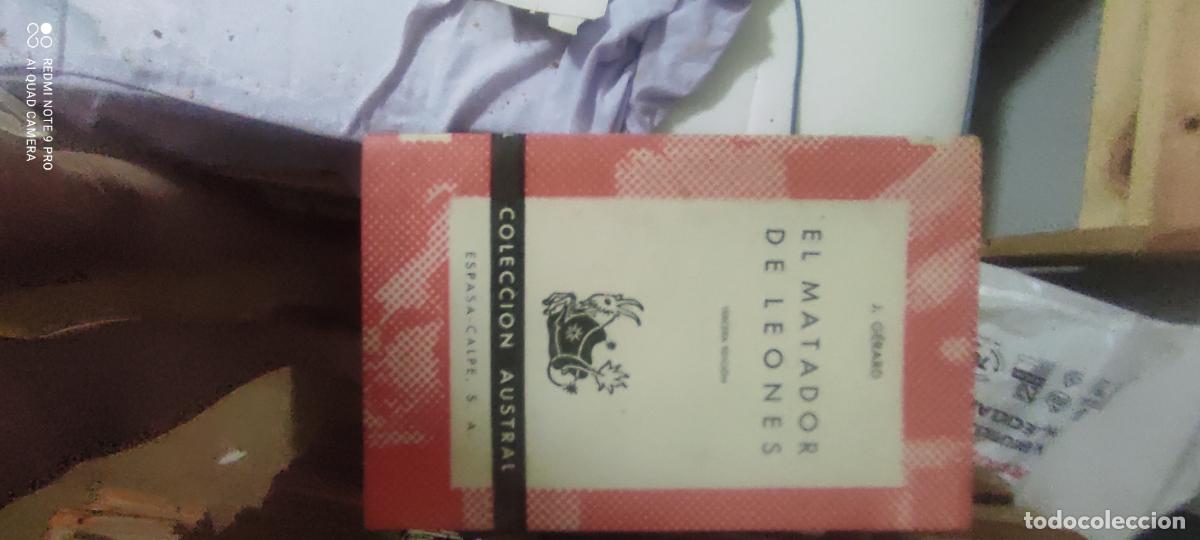 Libros de segunda mano: J. G&Eacute;RARD - EL MATADOR DE LEONES - COLECCI&Oacute;N AUSTRAL - ESPASA-CALPE / 1.432