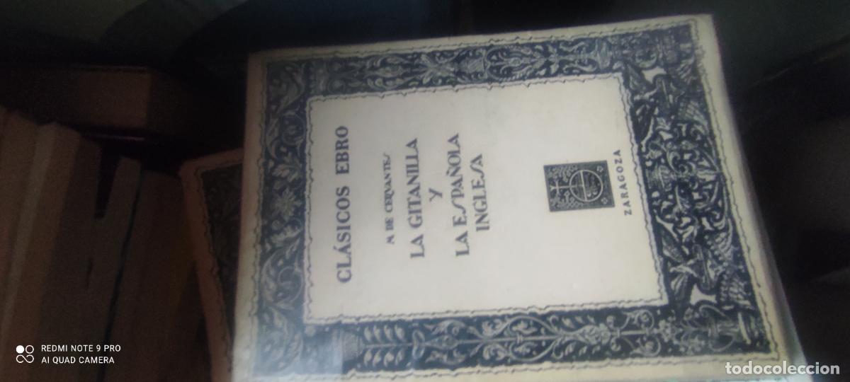 Libros de segunda mano: Cl&aacute;sicos Ebro.- La gitanilla y la espa&ntilde;ola inglesa