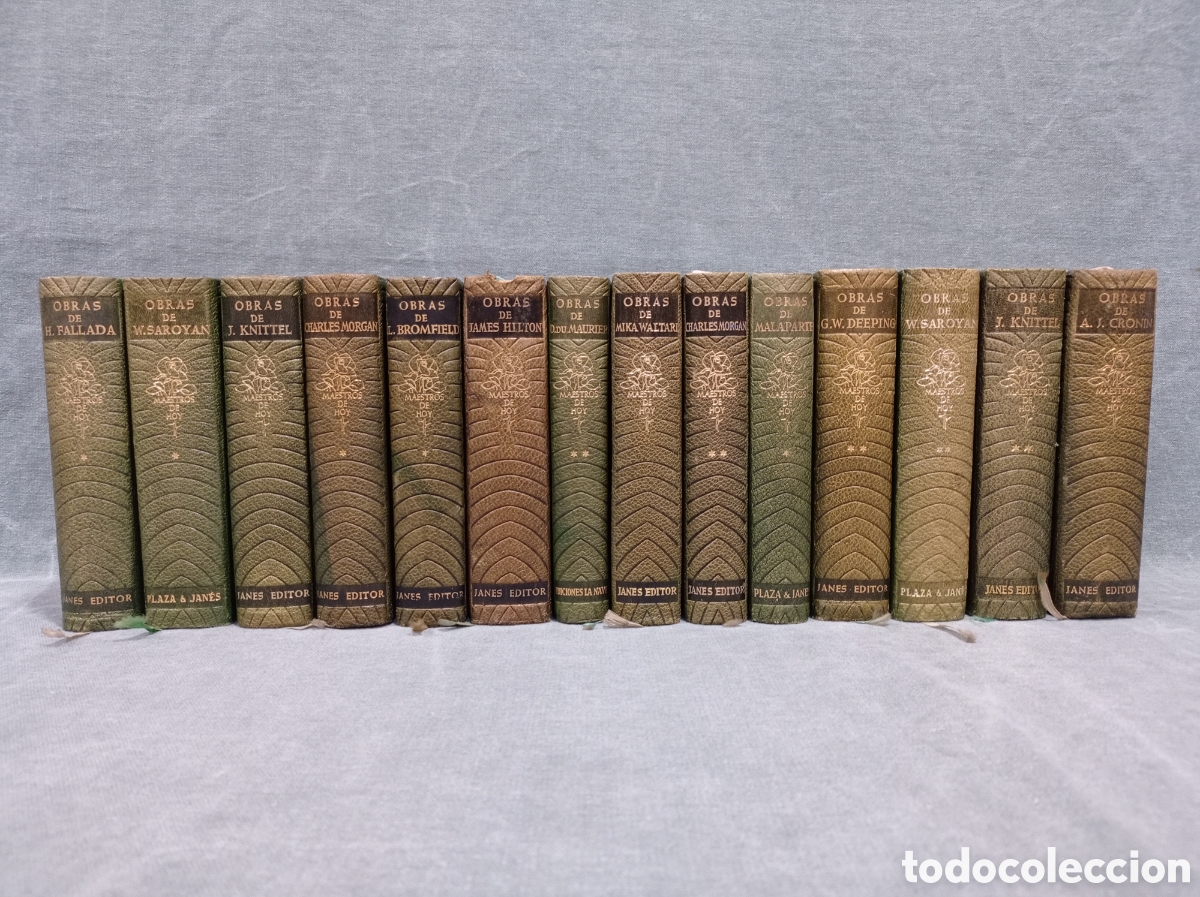 Libros de segunda mano: COLECCI&Oacute;N MAESTROS DE HOY - JAN&Eacute;S EDITOR - FINALES DE LOS 50-PRINCIPIOS DE LOS 60 - LOTE D 14 LIBROS