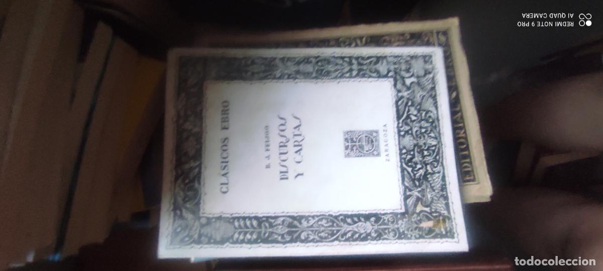 Libros de segunda mano: B. J. Feijoo. Discursos y cartas. Cl&aacute;sicos Ebro