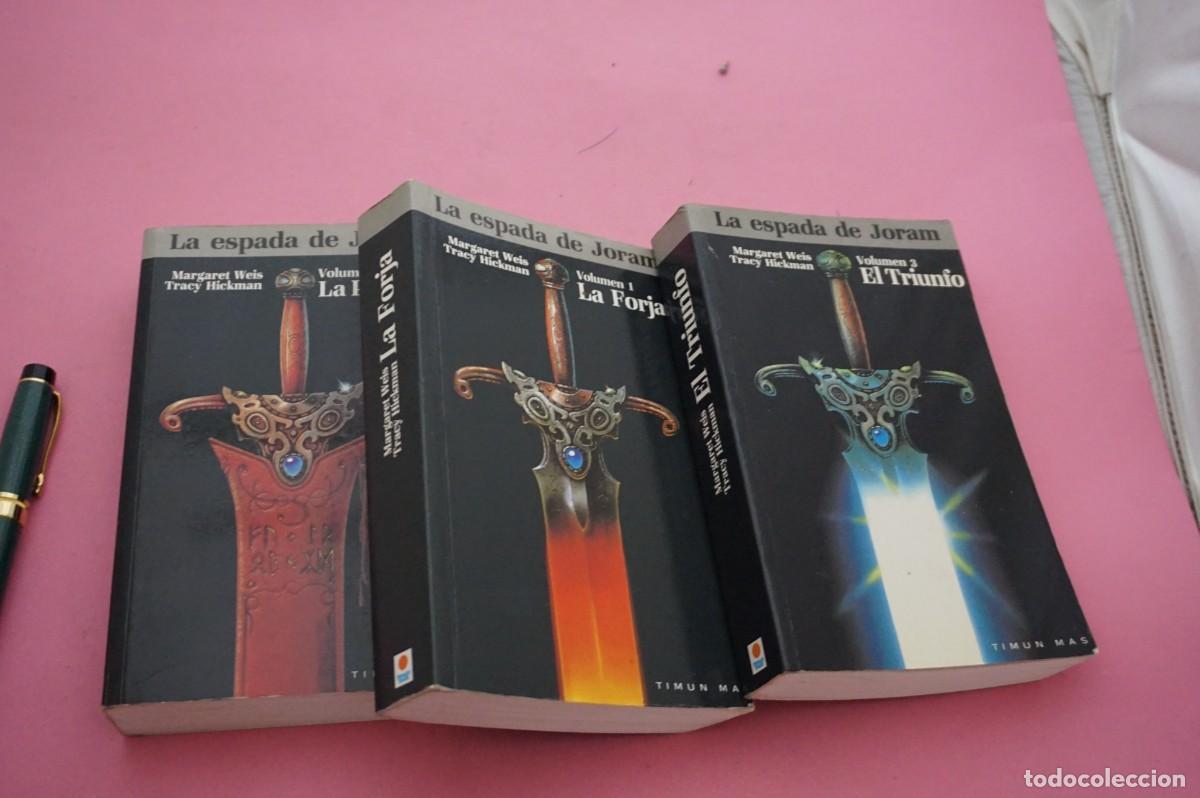 Libros de segunda mano: AMF-15I/ 3 TOMOS COMPLETA - LA ESPADA DE JORAM - MARGARET WEIS, TRACY HICKMAN / TIMUN MAS EDITOR
