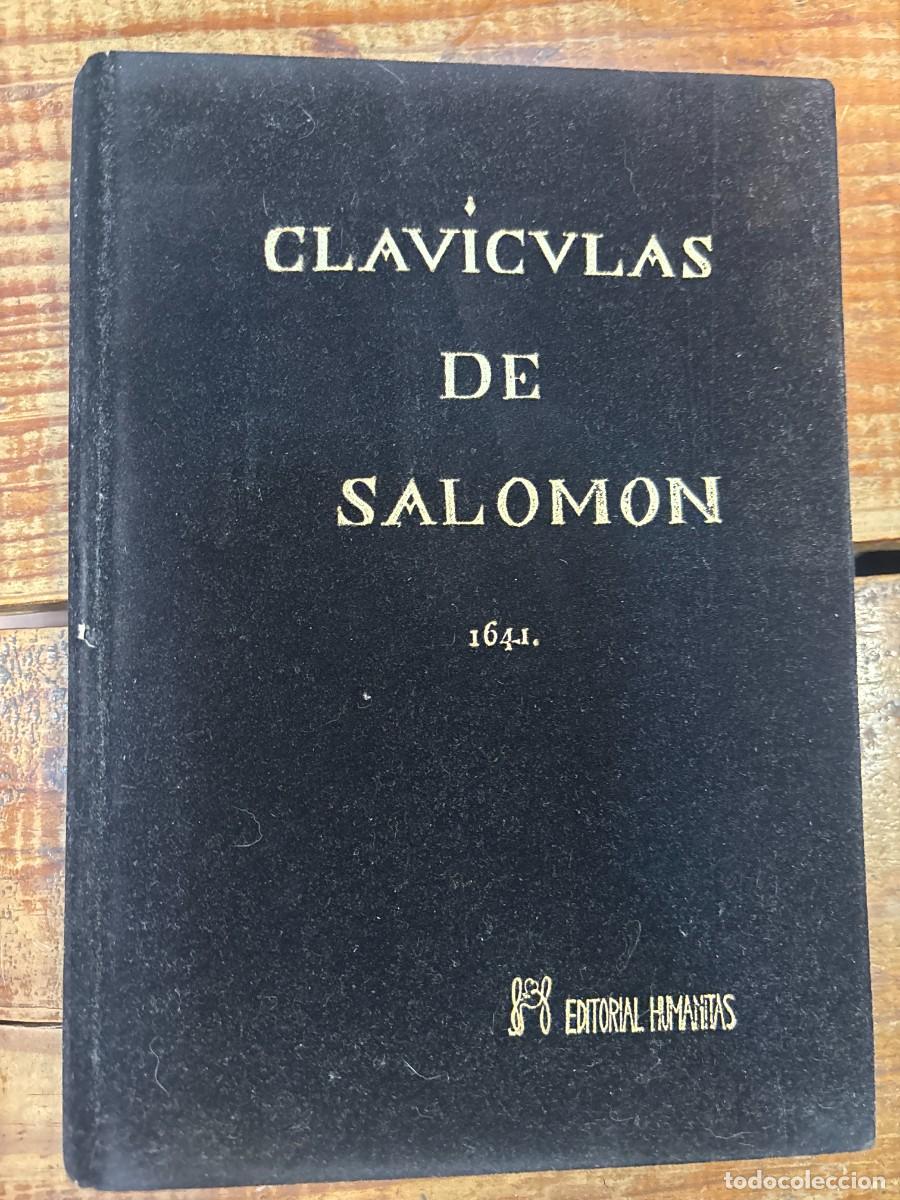 Libros de segunda mano: Clav&iacute;culas de Salom&oacute;n: Libro de conjuros y f&oacute;rmulas m&aacute;gicas 1641 TRSAAA L&eacute;vi, &Eacute;liphas