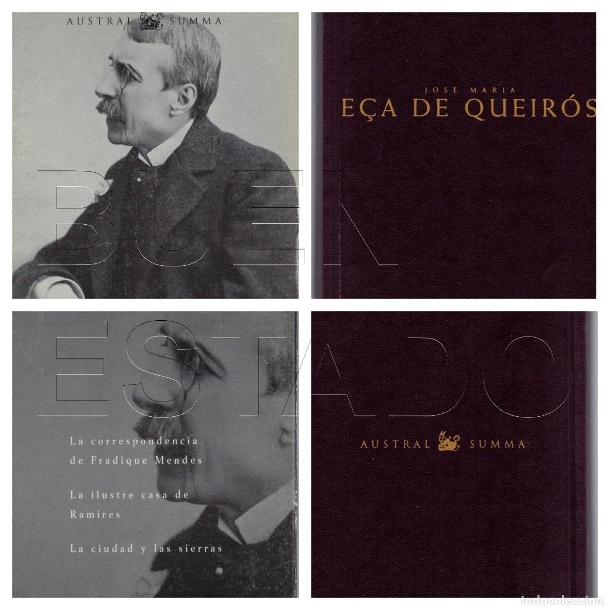 Libros de segunda mano: E&Ccedil;A DE QUEIROSOBRAS SELECTAS PAPEL BIBLIA TAPA DURA 795 PGS ESTUCHE 2001 U94