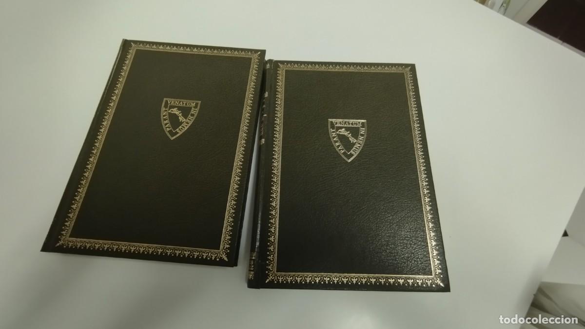 Libros de segunda mano: Grandes cacer&iacute;as espa&ntilde;olas.1y2.Ediciones Vel&aacute;zquez.1978.Pasta dura verde con letras y adornos dorado