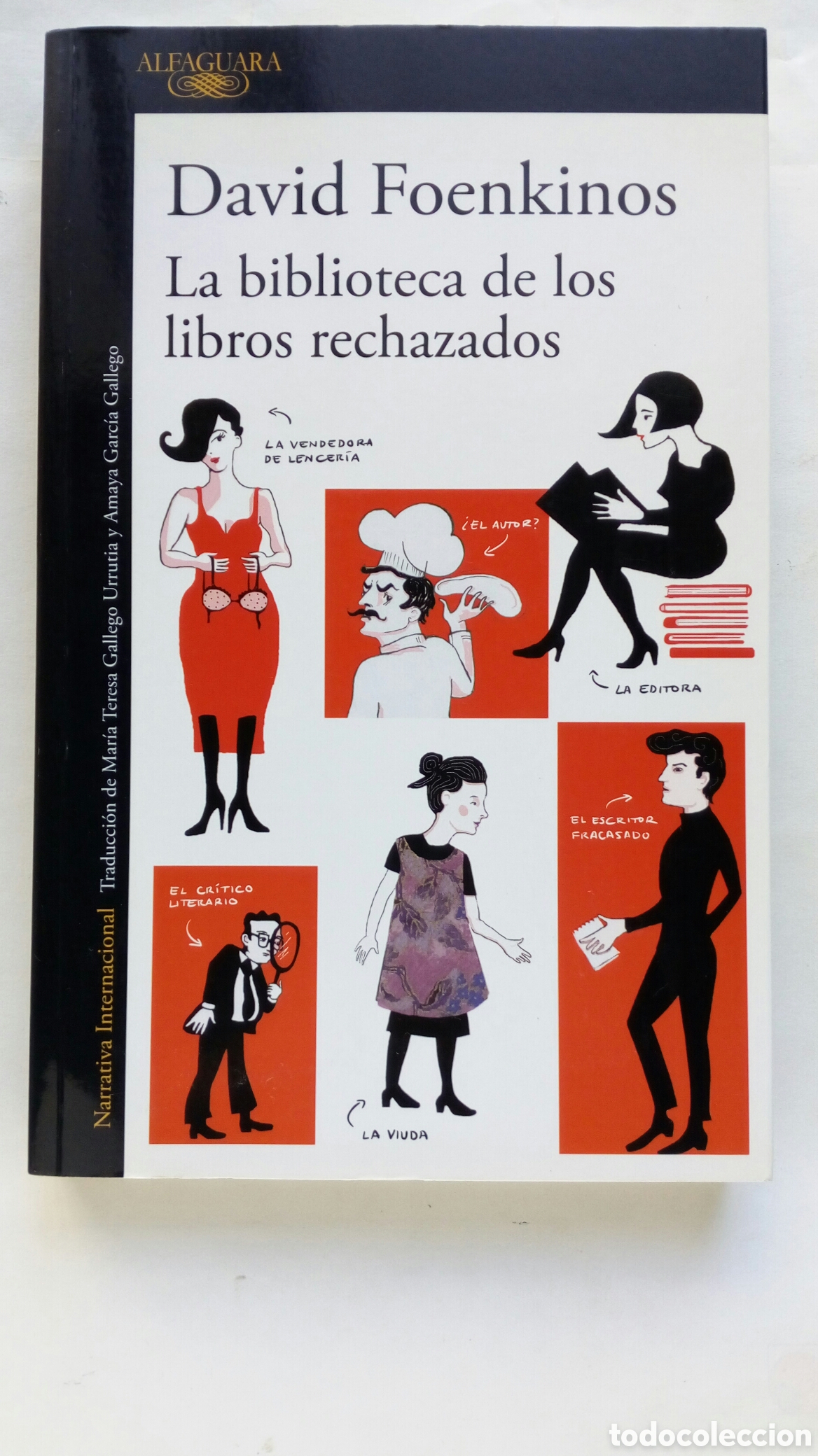 Libros de segunda mano: La biblioteca de los libros rechazados. David Foenkinos.