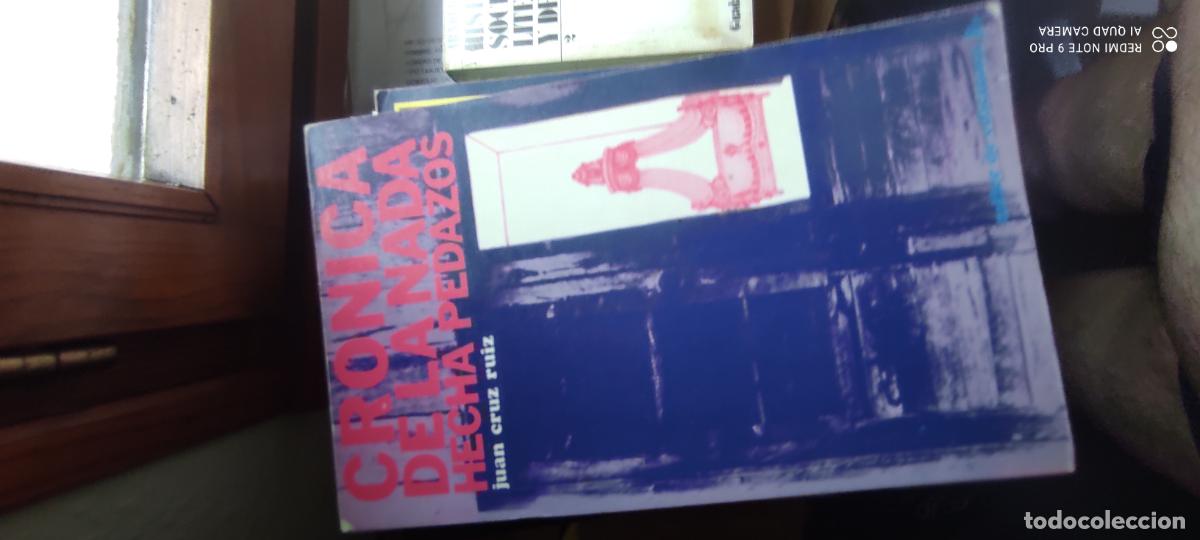 Libros de segunda mano: Cronica de la nada hecha pedazos.- Cruz Ruiz, Juan