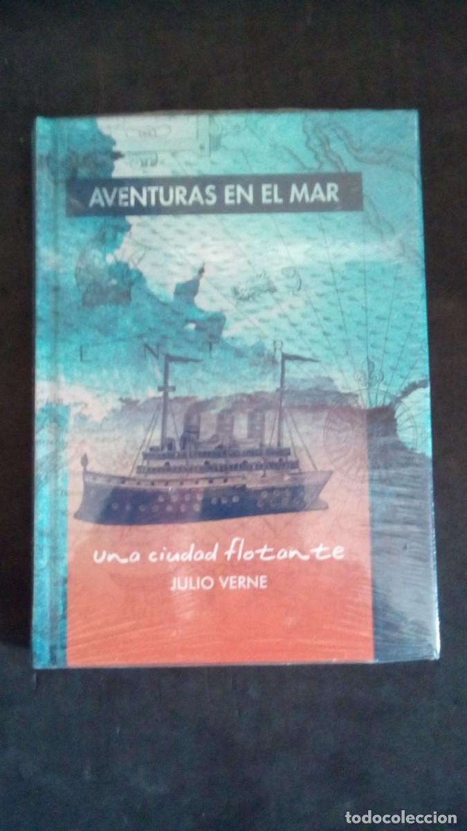Libros de segunda mano: na ciudad flotante-JULIO VERNE. Col. Aventuras en el mar. .SIN USO-PRECINTADO