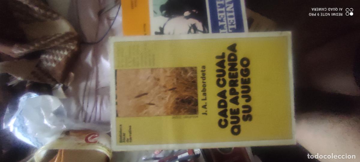 Libros de segunda mano: CADA CUAL QUE APRENDA SU JUEGO / J.A.LABORDETA l