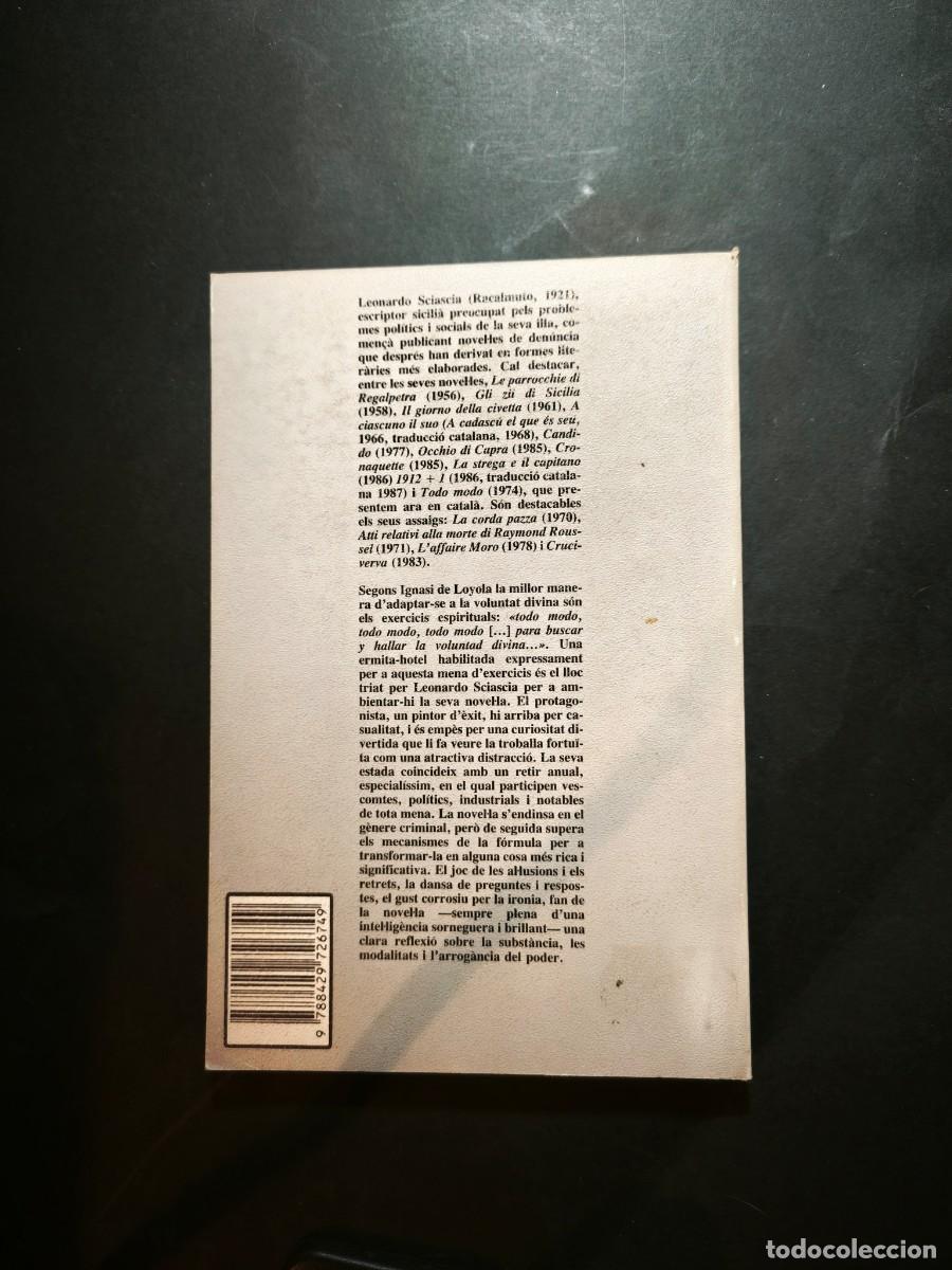 Libros de segunda mano: Todo modo - Leonardo Sciascia - Foto 2