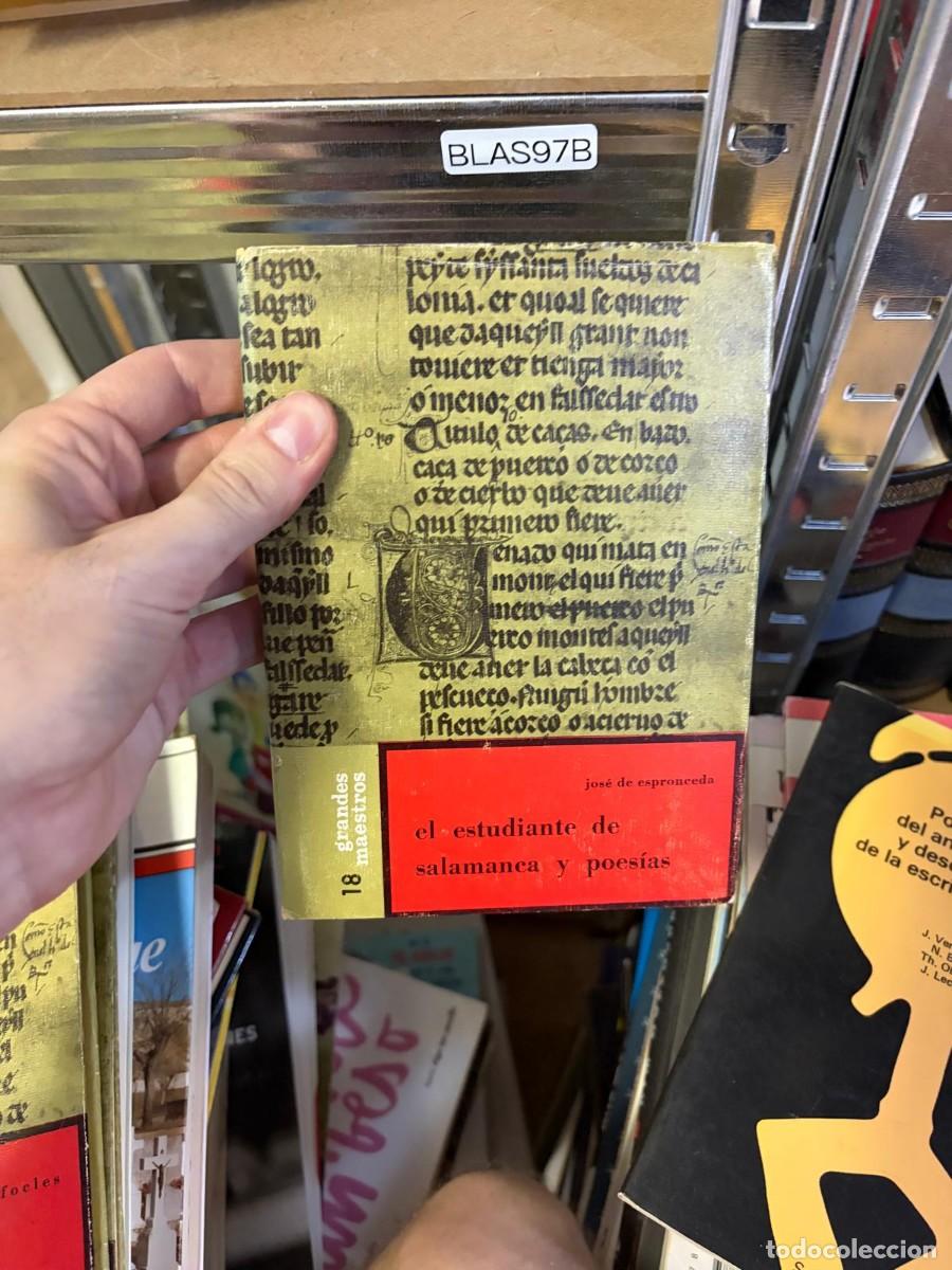 Libros de segunda mano: BLAS97B Jos&eacute; de Espronceda - El estudiante de Salamanca y poes&iacute;as. Colecci&oacute;n Grandes Maestros n&ordm; 18.