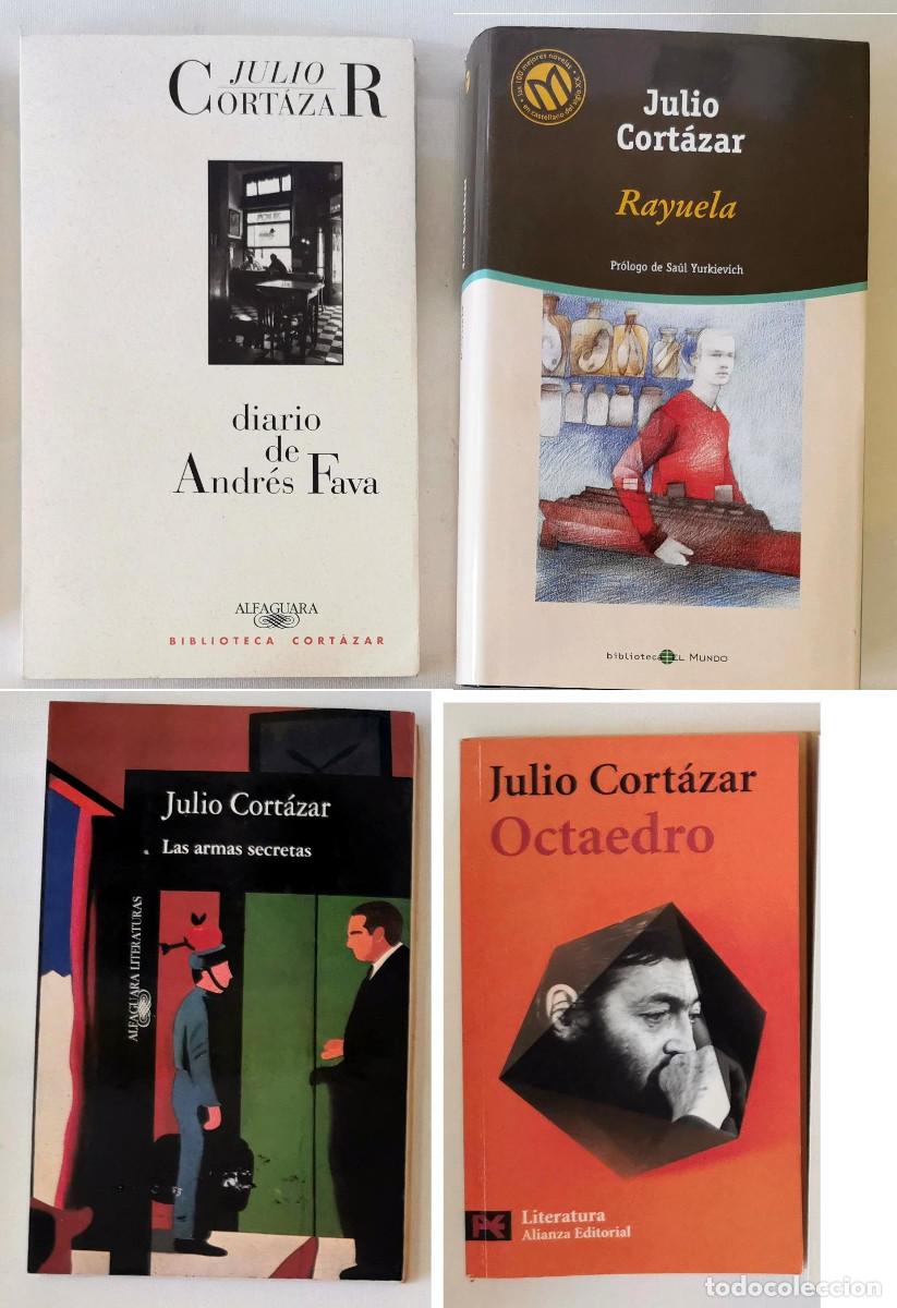 Second hand books: Julio Cort&aacute;zar. Rayuela. Diario de Andr&eacute;s Fava. Octaedro. Las armas secretas.