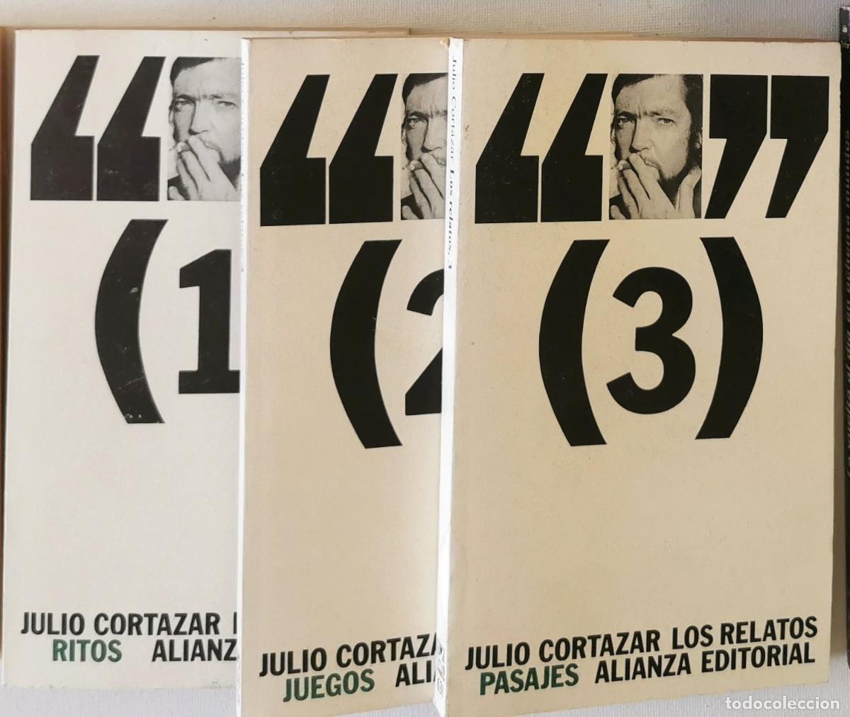 Libros de segunda mano: Julio Cort&aacute;zar. Relatos 1, 2, 3, Ritos, Juegos, Pasajes. Alianza
