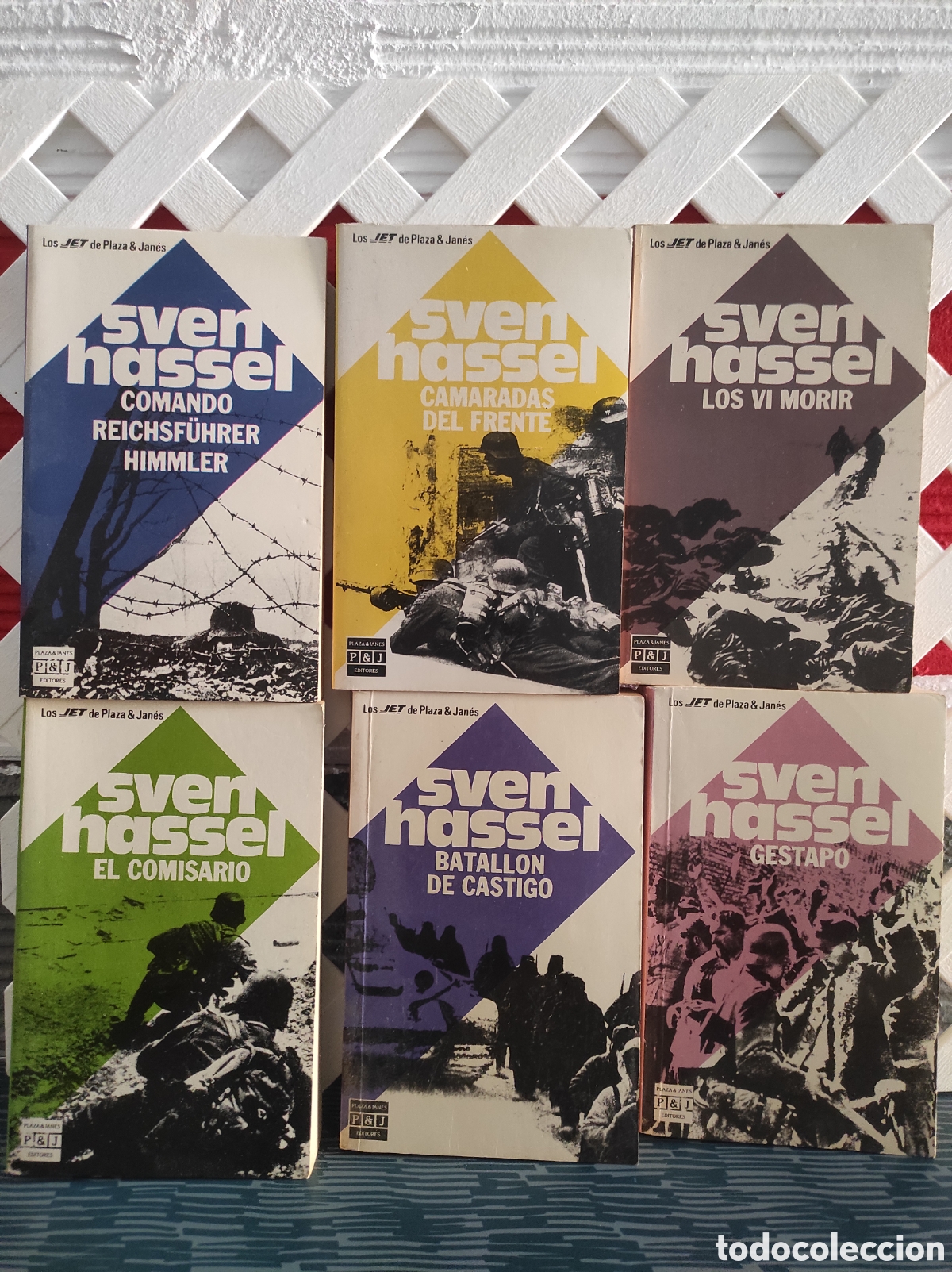 Libros de segunda mano: Lote 6 libros Sven Hassel (PEDIDO MINIMO 10&euro;)