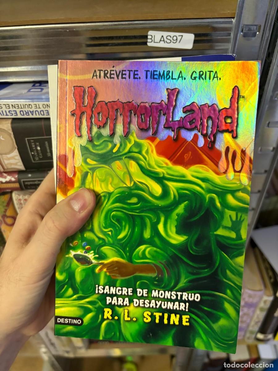Libros de segunda mano: BLAS97 R. L. Stine &ndash; HorrorLand: &iexcl;Sangre de monstruo para desayunar!. Destino.