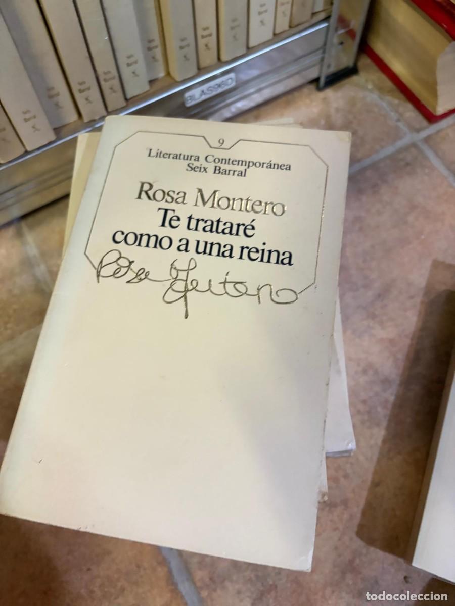 Libros de segunda mano: BLAS96D Rosa Montero, Te tratar&eacute; como a una reina. Seix Barral.