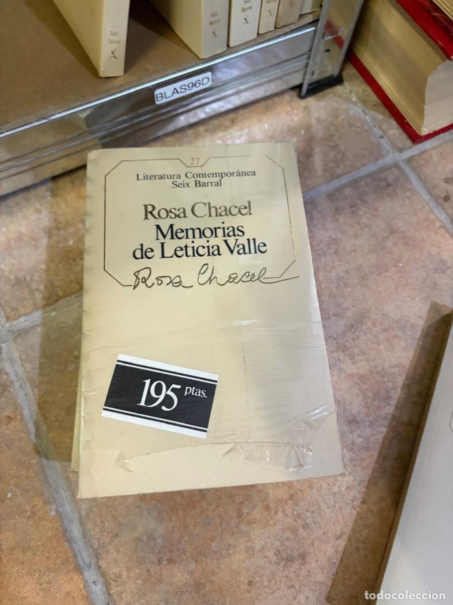 Libros de segunda mano: BLAS96D Rosa Chacel &mdash; Memorias de Leticia Valle &mdash; Seix Barral