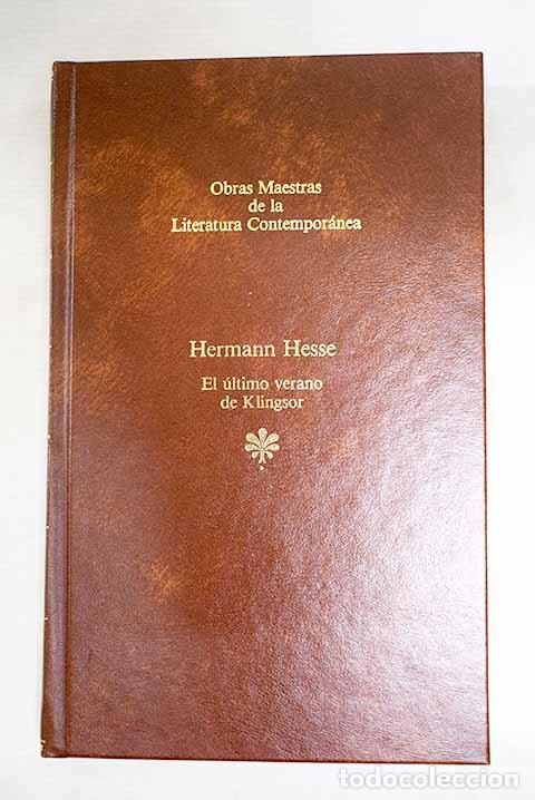 Libros de segunda mano: El &Uacute;ltimo Verano de Klingsor - Hesse, Hermann - Editorial Seix Barral - Obras Maestras, N&ordm; 31