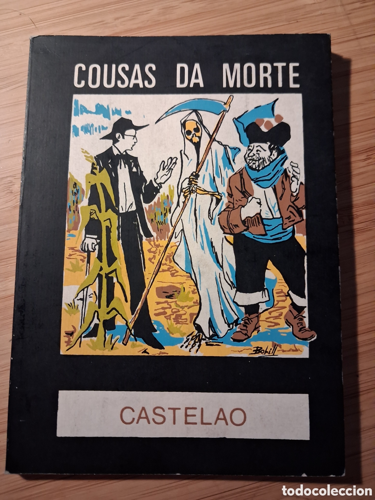 Libros de segunda mano: Cousas da morte. Antolox&iacute;a - Castelao (Castrelos 1975)