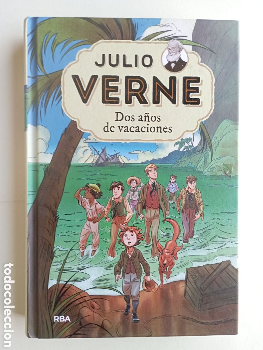Libros de segunda mano: JULIO VERNE - DOS A&Ntilde;OS DE VACACIONES - RBA , COMO NUEVO