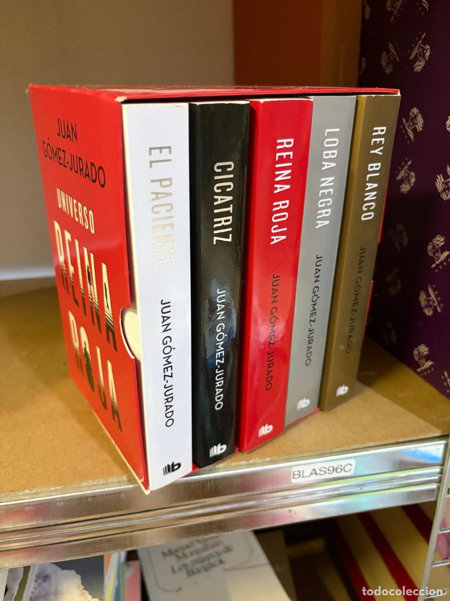 Libros de segunda mano: BLAS96C Juan G&oacute;mez-Jurado Reina Roja El paciente Cicatriz Loba Negra Rey Blanco Ediciones B.
