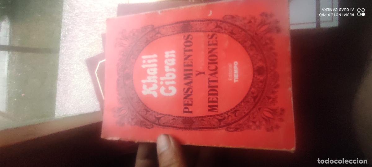 Libros de segunda mano: PENSAMIENTOS Y MEDITACIONES (KHALIL GIBRAN) EDIT. TIEMPO-1977