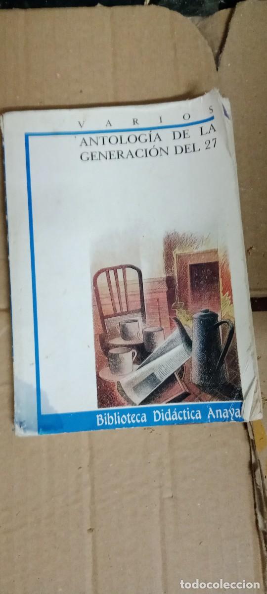 Libros de segunda mano: ANTOLOGIA DE LA GENERACION DEL 27 VARIOS ANAYA LIBRO TOP-17
