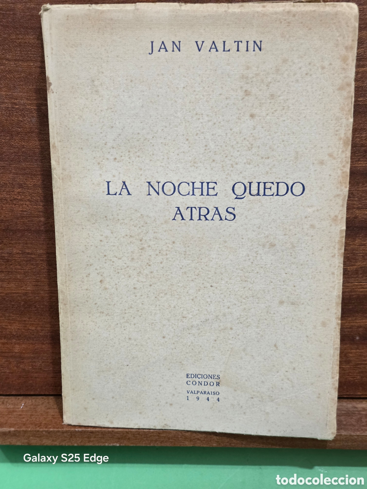 Libros de segunda mano: JAN VALTIN...&rdquo;&rdquo;LA NOCHE QUED&Oacute; ATR&Agrave;S&rdquo;&rdquo;...EDICIONES CONDOR...VALPARAISO...CHILE...1944...