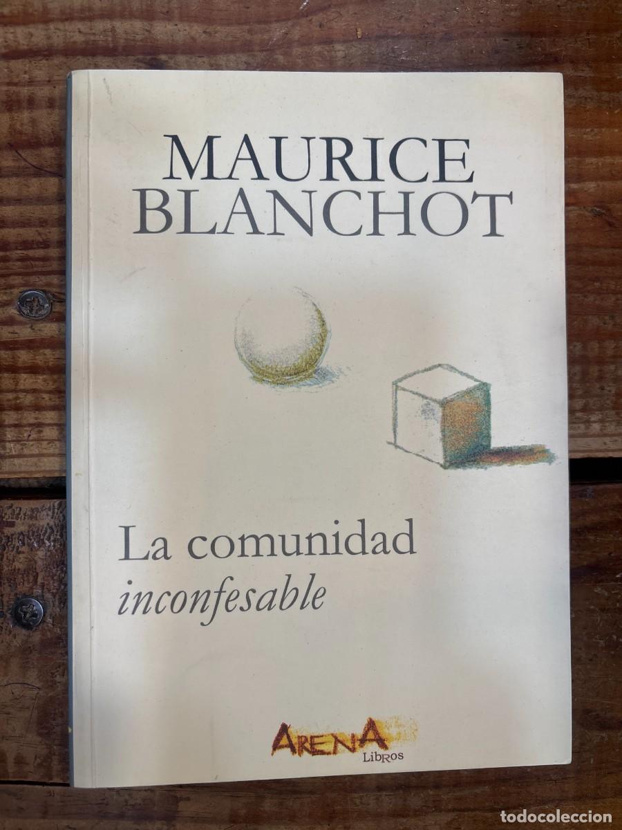 Libros de segunda mano: Comunidad inconfesable, la TRSAAA Maurice Blanchot