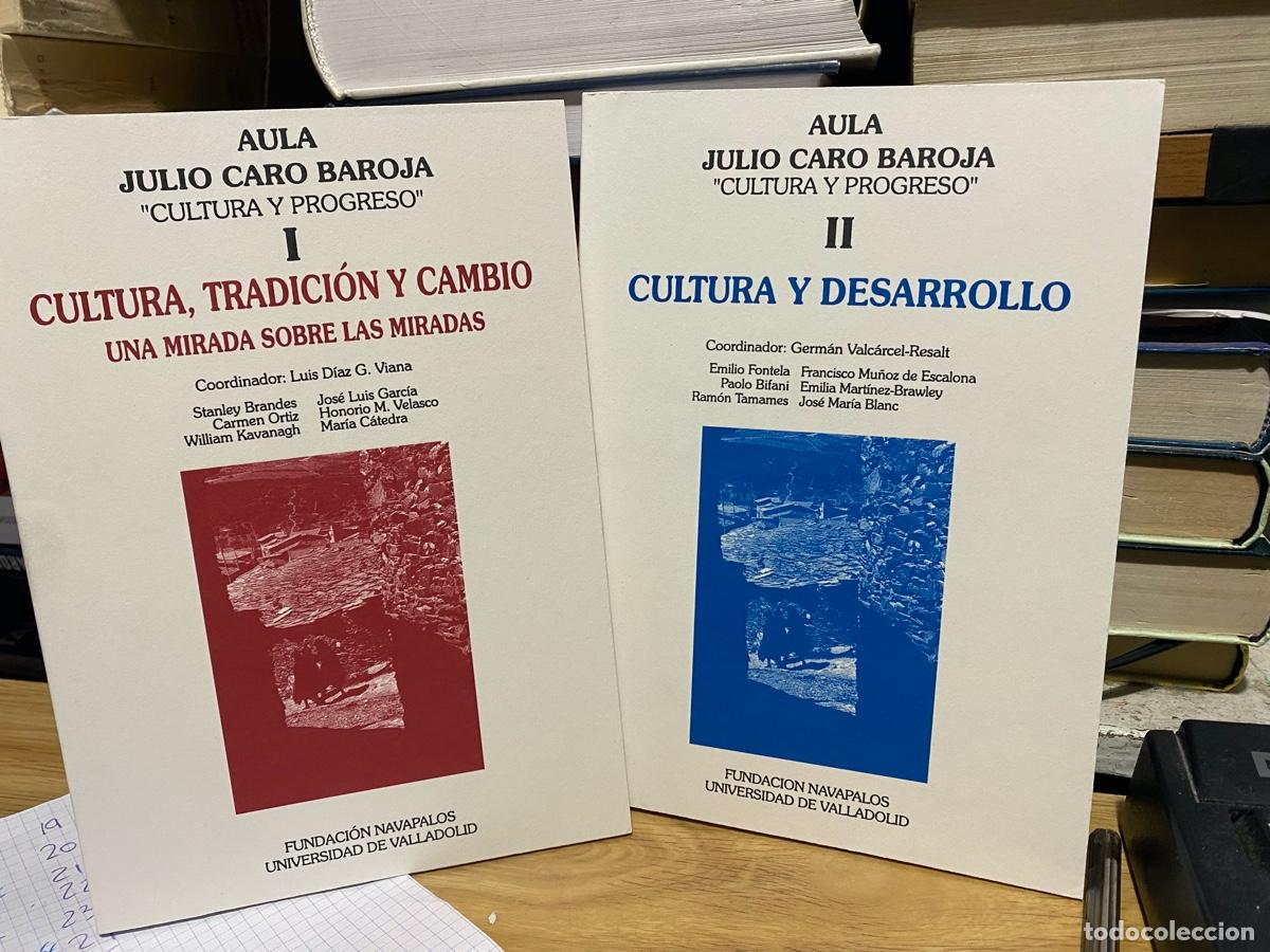 Libros de segunda mano: JULIO CARO BAROJA, CULTURA Y PROGRESO VOL I Y II, FUNDACION NAVAPALOS