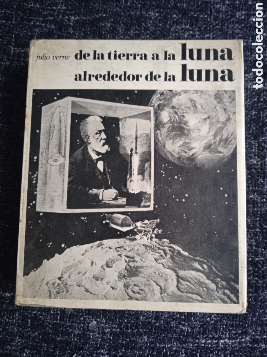 Libros de segunda mano: De la tierra a la luna, alrededor de la luna / Julio Verne. -ED. ZEUS