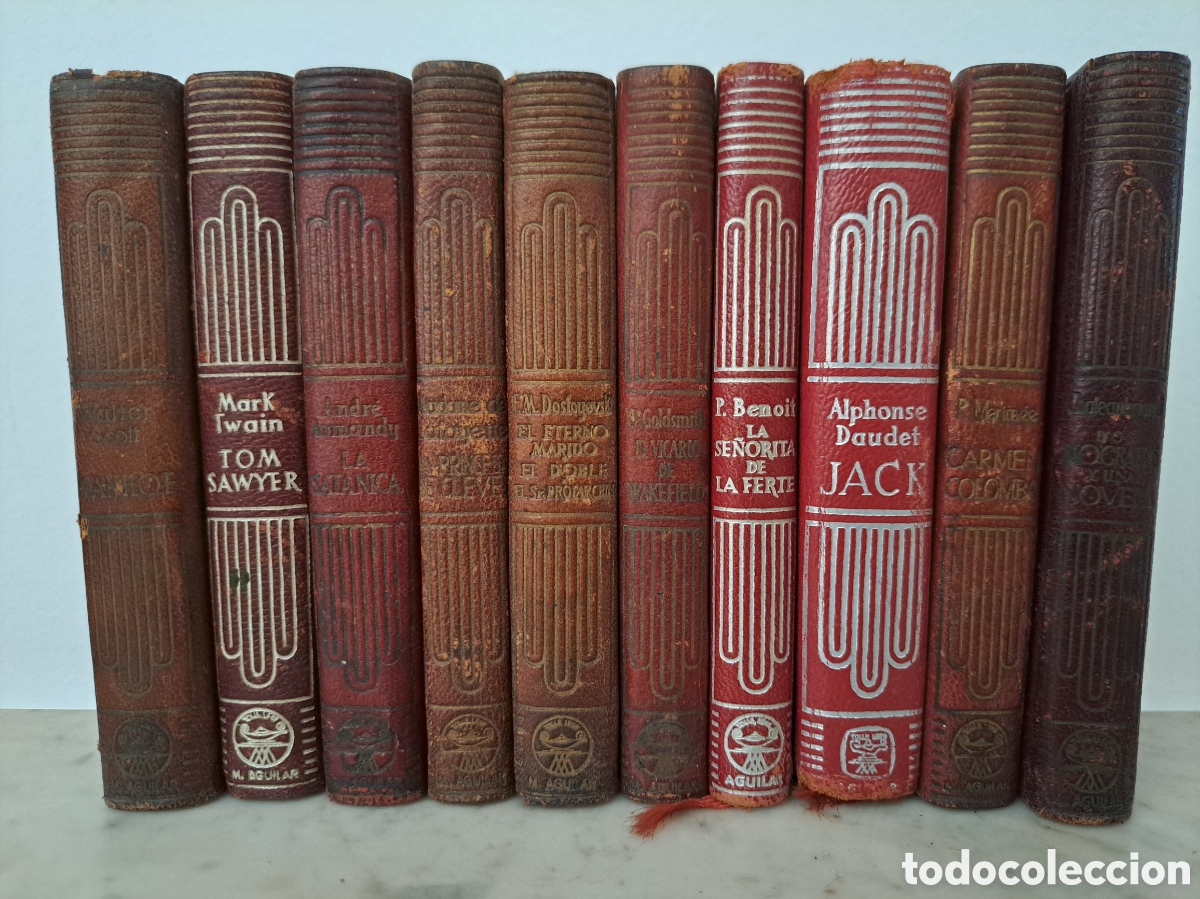 Libros de segunda mano: LOTE 10 LIBROS 'CRISOL' - M. AGUILAR - TODOS 1a EDICION