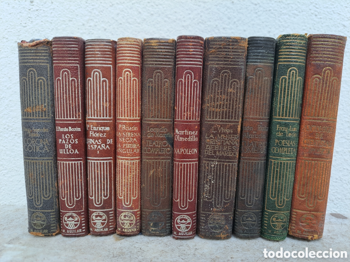 Libros de segunda mano: LOTE 10 LIBROS 'CRISOL' - M. AGUILAR - TODOS 1a EDICION