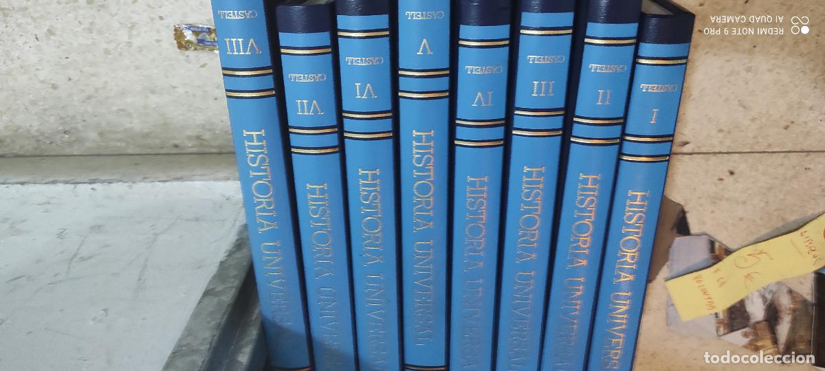 Libros de segunda mano: historia universal castell completa, 8 tomos