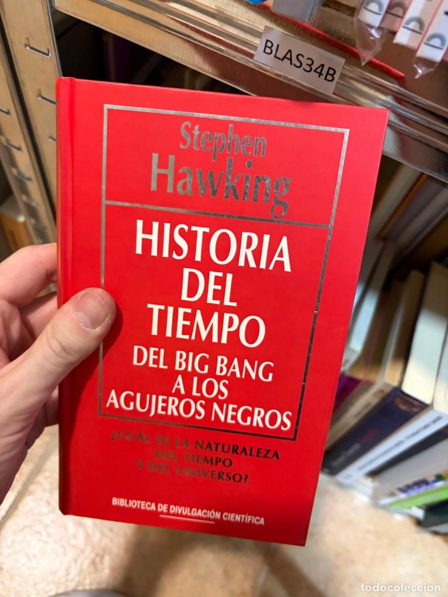 Libros de segunda mano: BLAS34B Stephen Hawking, Historia del tiempo. Del Big Bang a los agujeros negros. Biblioteca de Divu