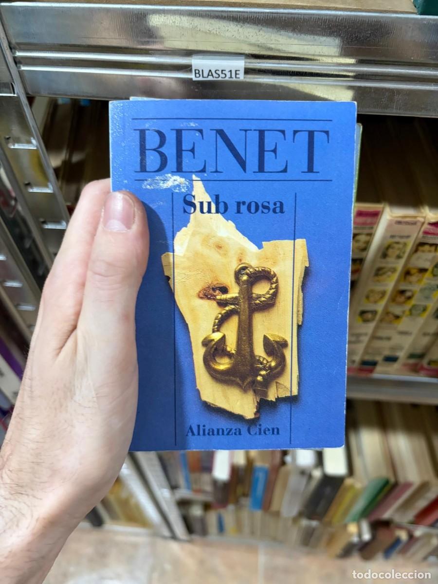 Libros de segunda mano: BLAS51E Sub rosa. Juan Benet. Alianza Cien.