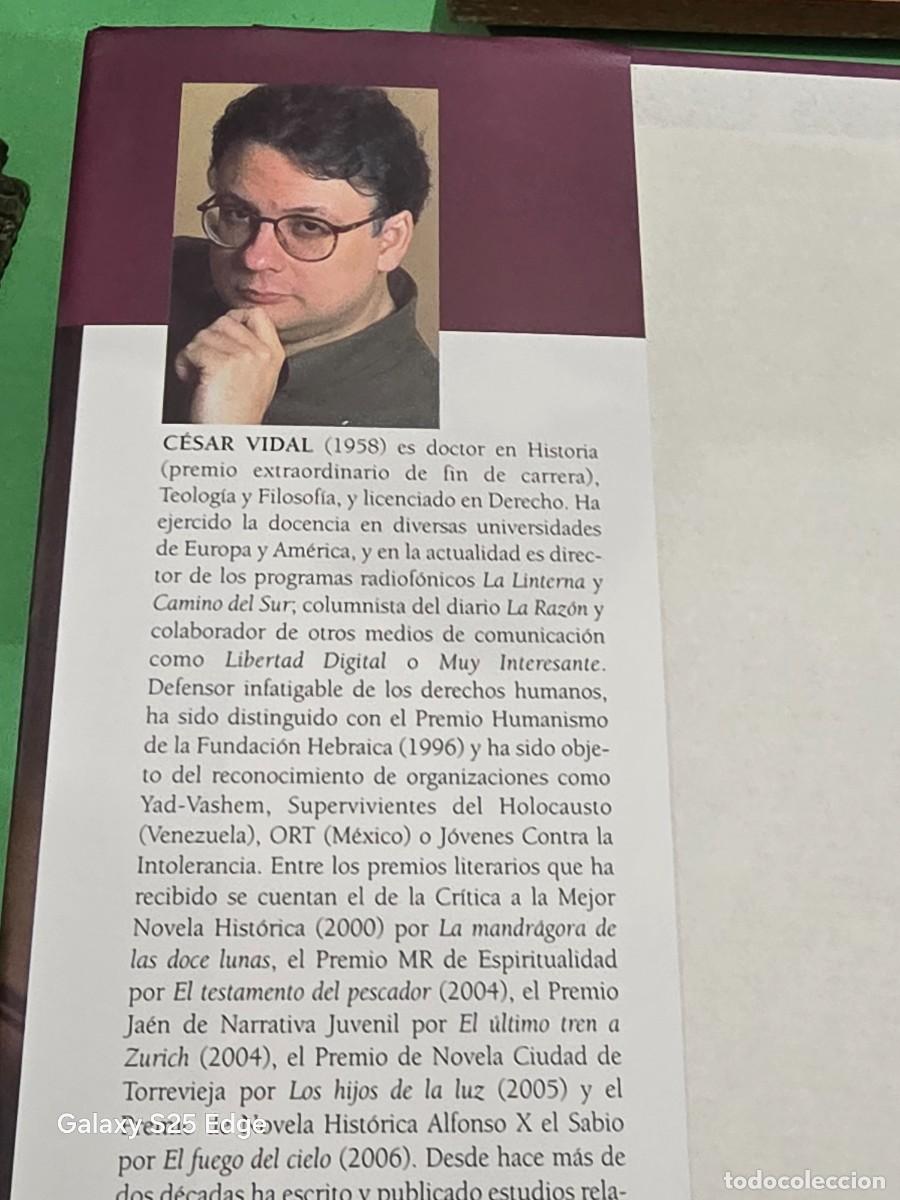 Libros de segunda mano: CESAR VIDAL...&rdquo;&rdquo;PABLO. EL JUD&Iacute;O DE TARSO&rdquo;&rdquo;...PREMIO ALGABA...2006...ALGABA EDICIONES...2006... - Foto 4