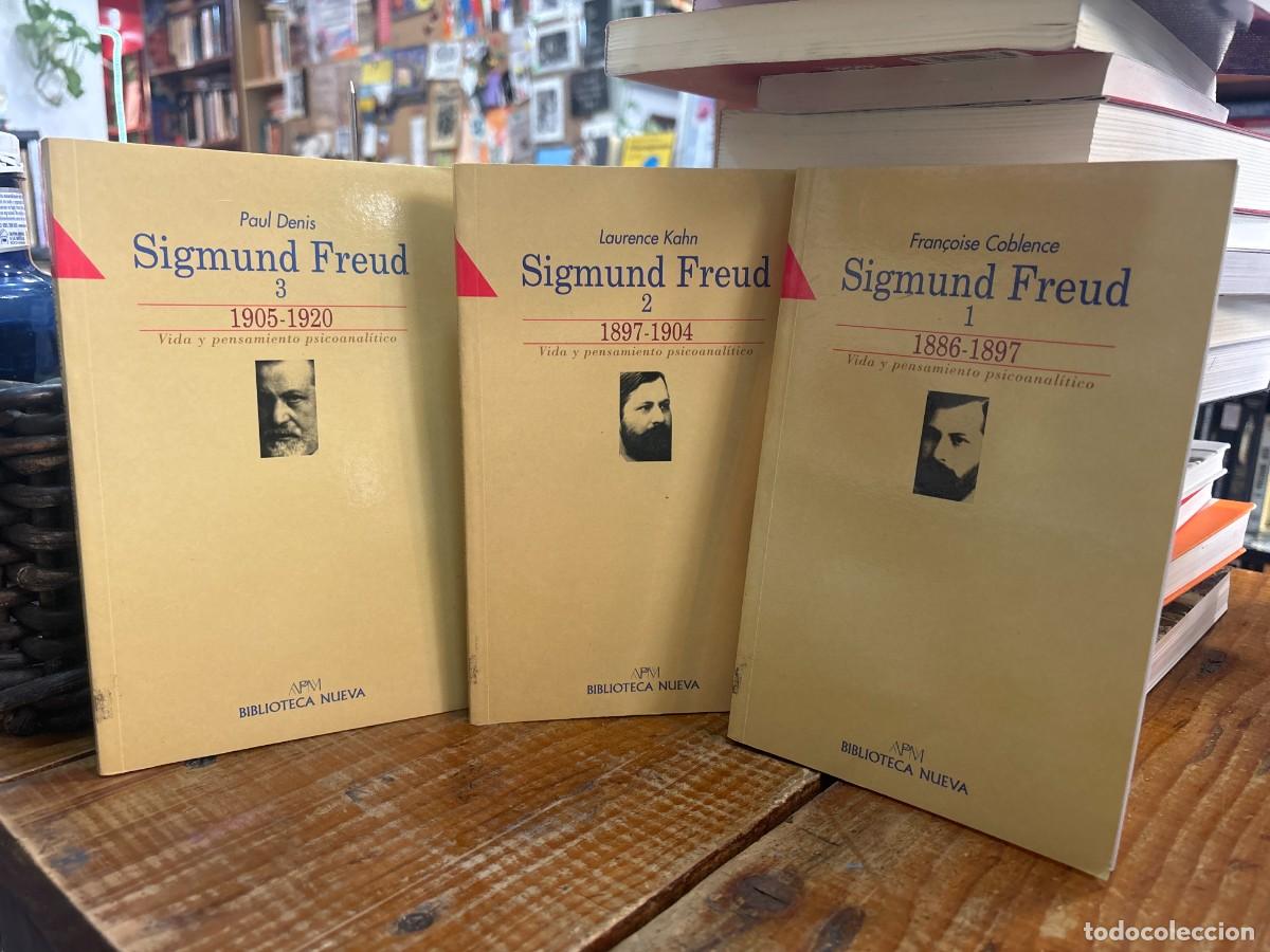 Libros de segunda mano: Sigmund Freud 3 TOMOS 1 (1886-1897), 2 (1897-1904) Y 3 (1905-1920) TRSAAA FRANCOISE COBLENCE, LAUREN
